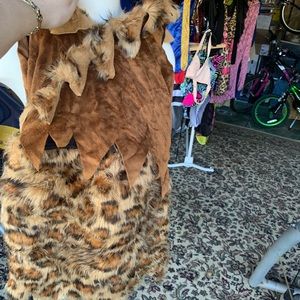 Cave girl fur costume